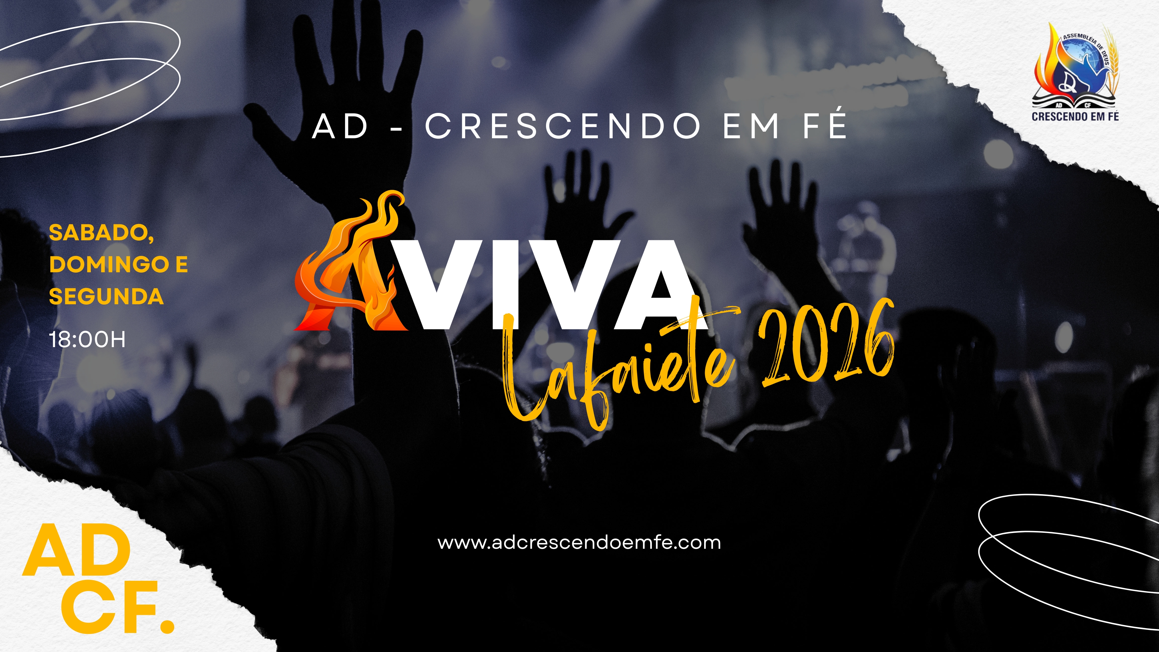 Evento AVIVA 2026 - Celebração ADCF